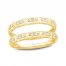 Diamond Enhancer Ring 1/5 ct tw Round-cut 14K Yellow Gold