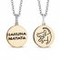 Disney Treasures Lion King Necklace 10K Yellow Gold Sterling Silver Diamond Accents