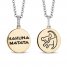 Disney Treasures Lion King Necklace 10K Yellow Gold Sterling Silver Diamond Accents