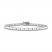 Lab-Created Opal Line Bracelet Sterling Silver 7.25"