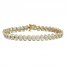 Diamond Bracelet 1 ct tw Round-Cut 10K Yellow Gold