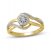 Diamond Promise Ring 1/5 ct tw Round-Cut 10K Yellow Gold