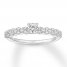 Diamond Engagement Ring 1/2 ct tw Round-cut 14K White Gold