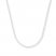 Cable Chain Necklace 14K White Gold 16" Length