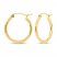 Hoop Earrings 14K Yellow Gold 20mm