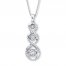 Previously Owned Necklace 1/2 ct tw Diamonds 10K White Gold