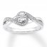 Diamond Promise Ring 1/15 ct tw Sterling Silver