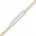 Diamond Paperclip Bracelet 1/3 ct tw 10K Yellow Gold 7.25"