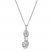 Previously Owned Emmy London Diamond Shoe Necklace 1/5 ct tw Sterling Silver