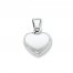 Heart Charm 14K White Gold