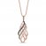 Le Vian Diamond Necklace 3/4 ct tw 14K Strawberry Gold 18"