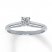 Diamond Solitaire Ring 1/4 carat Round-cut 14K White Gold