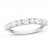 Diamond Anniversary Band 3/4 ct tw Round/Oval 14K White Gold