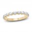 Monique Lhuillier Bliss Diamond Anniversary Band 1 ct tw Oval & Round-cut 18K Yellow Gold