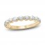 Monique Lhuillier Bliss Diamond Anniversary Band 1 ct tw Oval & Round-cut 18K Yellow Gold