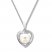 Cultured Pearl Necklace Lab-Created Sapphires Sterling Silver