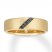 Neil Lane Men's Black Diamond Band 1/15 ct tw 14K Yellow Gold