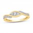 Diamond Anniversary Band 1/6 ct tw 10K Yellow Gold