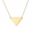 Triangle Necklace 14K Yellow Gold
