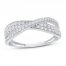 Diamond Ring 1/4 ct tw Round-cut 10K White Gold