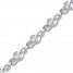 Diamond Bracelet 1/10 ct tw Round-cut Sterling Silver/10K Gold