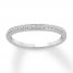 Diamond Wedding Band 1/6 ct tw Round-cut 14K White Gold