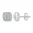 Diamond Earrings 1/20 ct tw Round-cut Sterling Silver