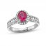 Le Vian Couture Ruby Ring 1/2 ct tw Diamonds Platinum