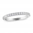 Diamond Wedding Band 1/4 ct tw Round-cut 14K White Gold