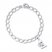 #1 Mom Charm Bracelet Sterling Silver 7" Length