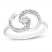 Encircled by Love Diamond Ring 1/3 ct tw Round-cut 10K White Gold