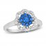 Le Vian Sapphire & Diamond Ring 1/10 ct tw Diamonds 14K Vanilla Gold