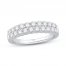 Diamond Anniversary Ring 7/8 ct tw 10K White Gold