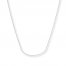 Cable Chain 14K White Gold 16" Length