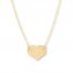 Heart Necklace 14K Yellow Gold