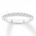 Diamond Wedding Band 1/2 ct tw Round-cut 14K White Gold