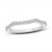 Diamond Wedding Band 1/4 ct tw Round-Cut 14K White Gold