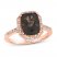 Le Vian Quartz Ring 1/6 ct tw Diamonds 14K Strawberry Gold