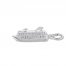 Cruise Ship Charm Sterling Silver