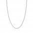 20" Textured Rope Chain 14K White Gold Appx. 1.56mm