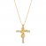 Le Vian Diamond Cross Necklace 1/2 ct tw 14K Honey Gold 18"