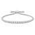 Diamond Bolo Bracelet 2 ct tw Round-cut 14K White Gold