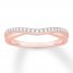 Diamond Anniversary Band 1/10 ct tw Round-cut 14K Rose Gold