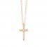 Diamond Cross Necklace 14K Yellow Gold
