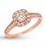 Le Vian Nude Diamond Ring 1 Carat tw 14K Strawberry Gold