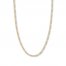 24" Figaro Chain Necklace 14K Two-Tone Gold Appx. 3.9mm