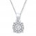 Necklace 1/10 ct tw Diamonds Sterling Silver