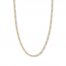 18" Figaro Chain Necklace 14K Two-Tone Gold Appx. 3.9mm