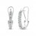 Everything You Are Diamond Hoop Earrings 1 ct tw 10K White Gold