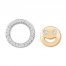 Diamond Mismatched Earrings 1/20 ct tw Round 10K Yellow Gold
